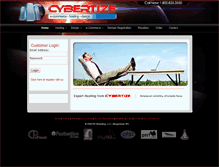 Tablet Screenshot of cybertize.com